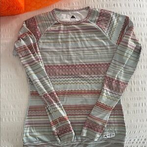 Burton Multicolor Patterned Long Sleeve Base layer